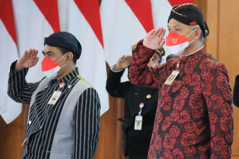 Ganjar menggelar kegiatan sebulan penuh peringati Hari Lahir Pancasila