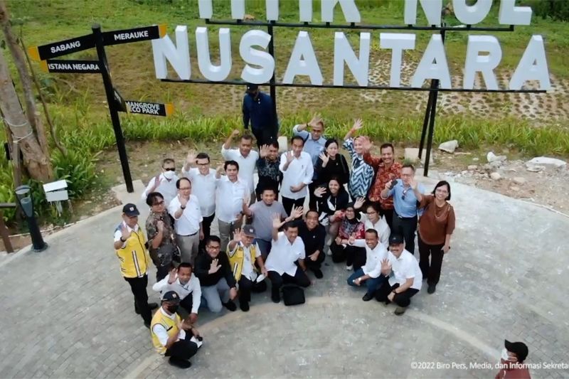 Kunjungi IKN, Pemred media: Pembangunan benar-benar nyata