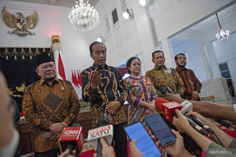Presiden bertemu pimpinan lembaga tinggi negara