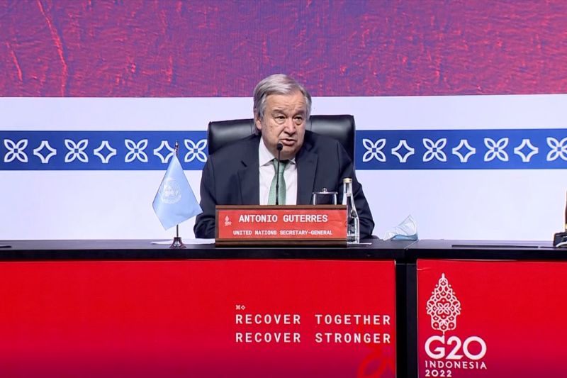 Sekjen PBB puji upaya Indonesia redakan ketegangan geopolitik global