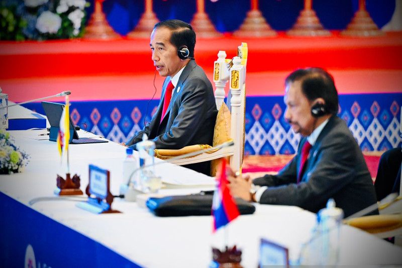 Presiden Jokowi tegaskan seruan penghentian kekerasan di Myanmar