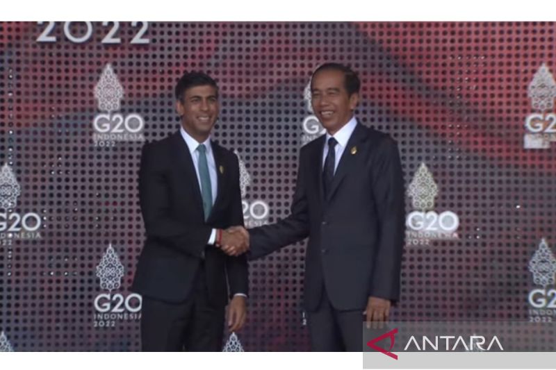 Rishi Sunak, Justin Trudeau dan Erdogan tiba di KTT G20