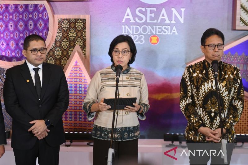 Keterangan pers pertemuan Menteri Keuangan dan Menteri Kesehatan ASEAN