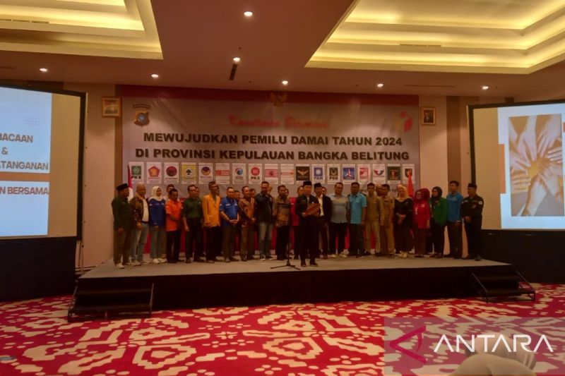 Kapolda Babel: Peserta Pemilu 2024 patuhi komitmen jaga kondusifitas
