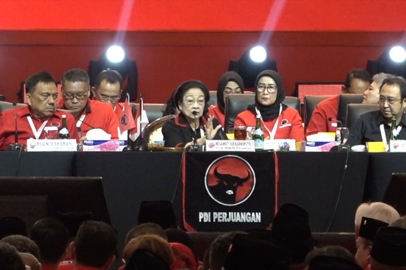 Hasil Rakernas PDIP serahkan pengumuman cawapres ke Megawati
