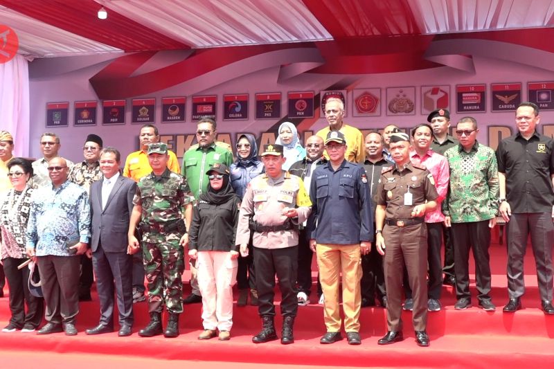 Enam parpol tak hadiri Deklarasi Pemilui Damai 2024