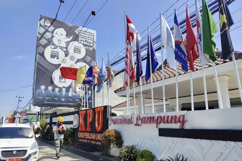 KPU Lampung: Belum ada peserta pemilu daftar tim kampanye