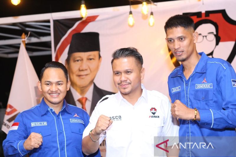Relawan Praka deklarasi dukung Prabowo-Gibran di kampung halaman SBY