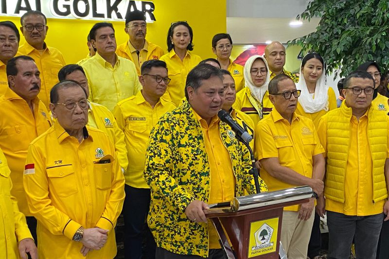 Airlangga sebut Jokowi dan Golkar memang sudah rapat