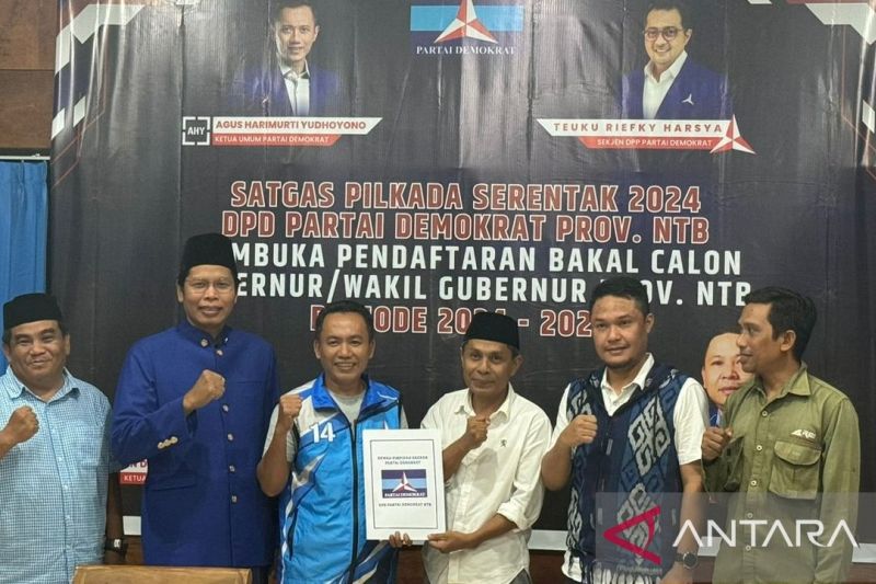 Mantan Dubes Turki resmi mendaftar Pilgub NTB melalui Demokrat