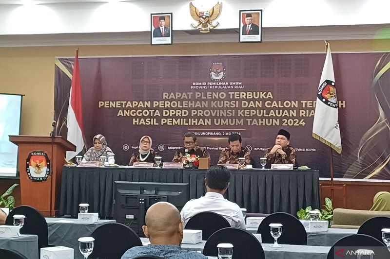 KPU resmi tetapkan 45 anggota DPRD Kepri terpilih