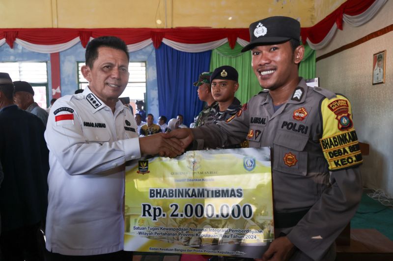 Kepri beri insentif Babinsa Bhabinkamtibmas Babinpotmar Rp2 juta