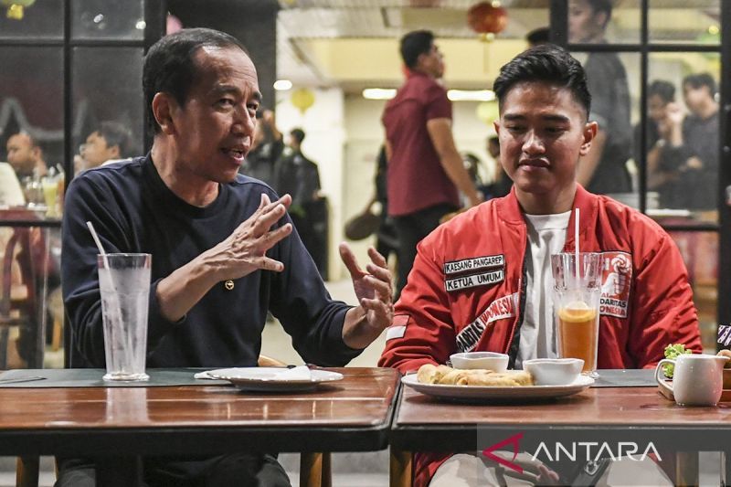 Jokowi sebut pencalonan Kaesang di Pilkada 2024 urusan partai