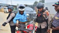 Satgas Damai Cartenz gelar razia guna jaga kamtibmas di Paniai