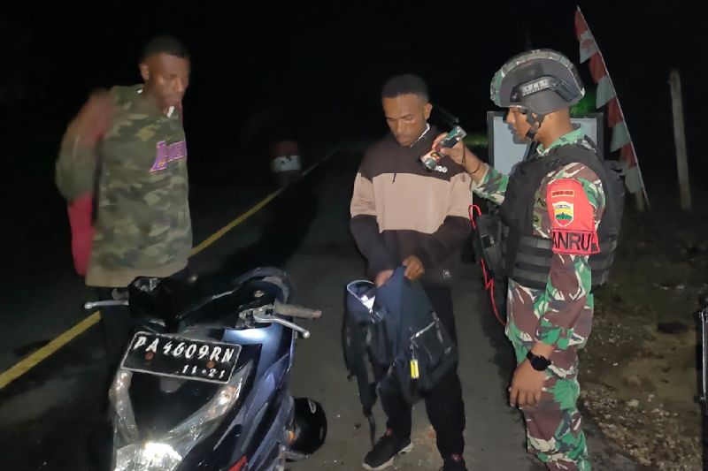 Satgas Pamtas RI-PNG tingkatkan razia di jalan Trans Papua