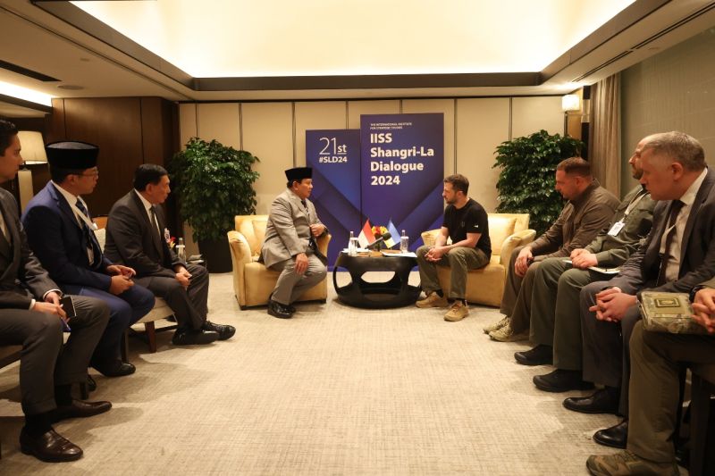 Menhan bertemu Presiden Ukraina bahas perdamaian dan keamanan global