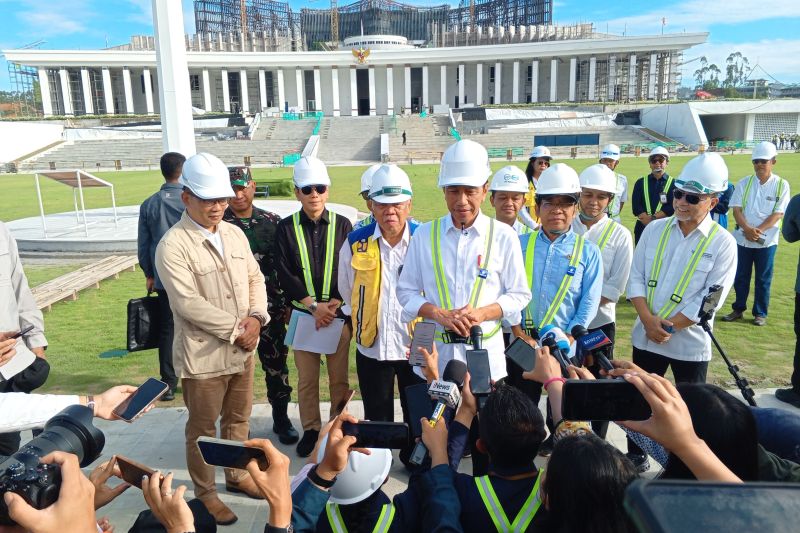 Jokowi optimistis bisa berkantor di IKN mulai Juli