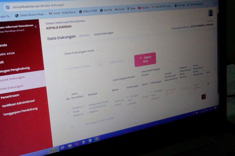 KPU Pangkalpinang beri kesempatan calon independen penuhi syarat